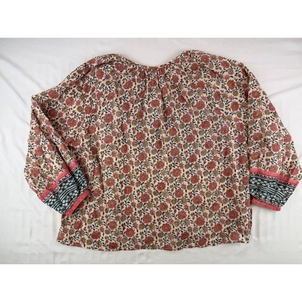 Cleobella Floral Blouse Women’s Size Medium - Picture 2 of 6